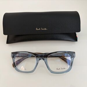 Paul Smith Griffin Translucent Blue Glasses with Black Case